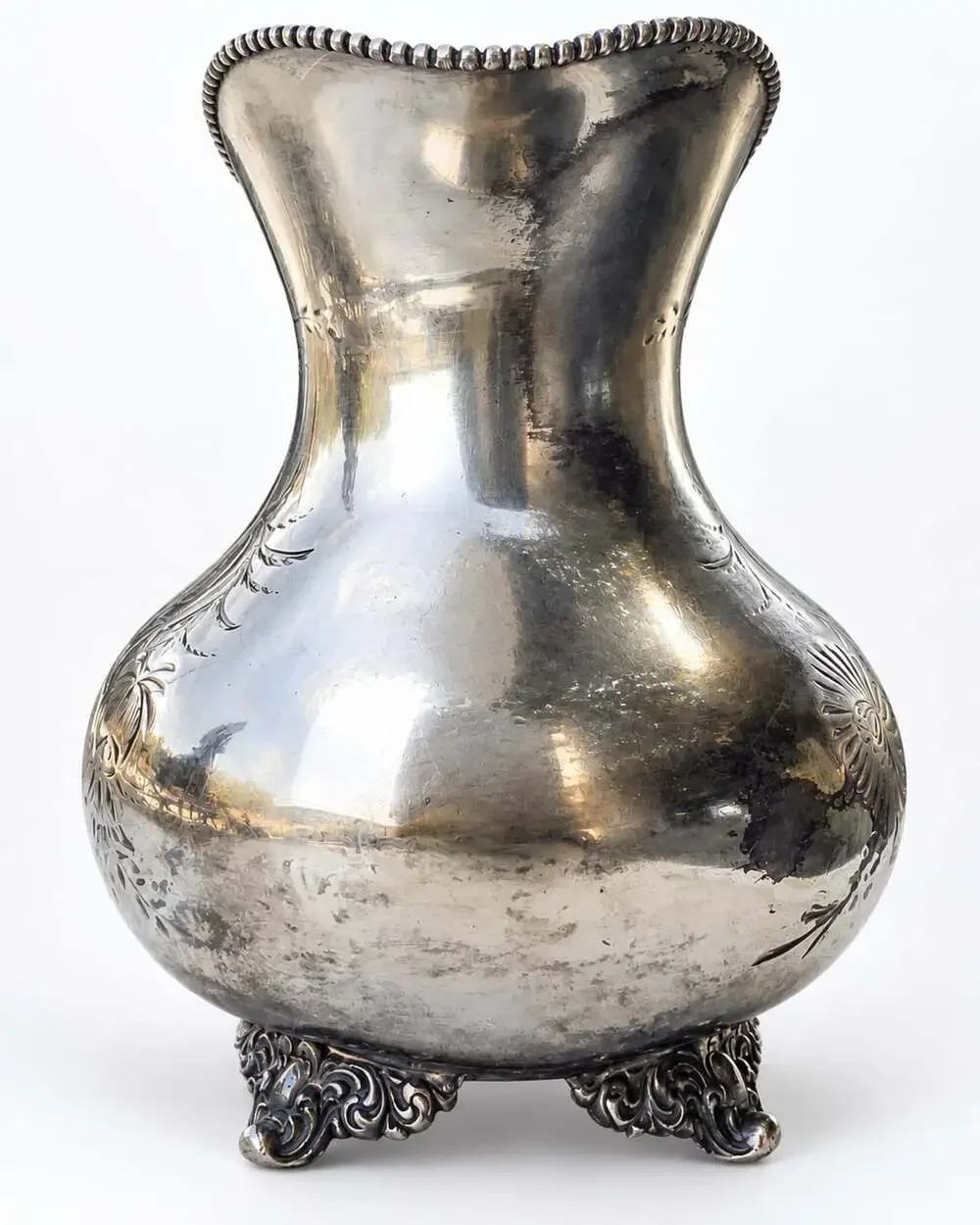 Meriden B Company Silver Plated Water Pitcher 442 Antique